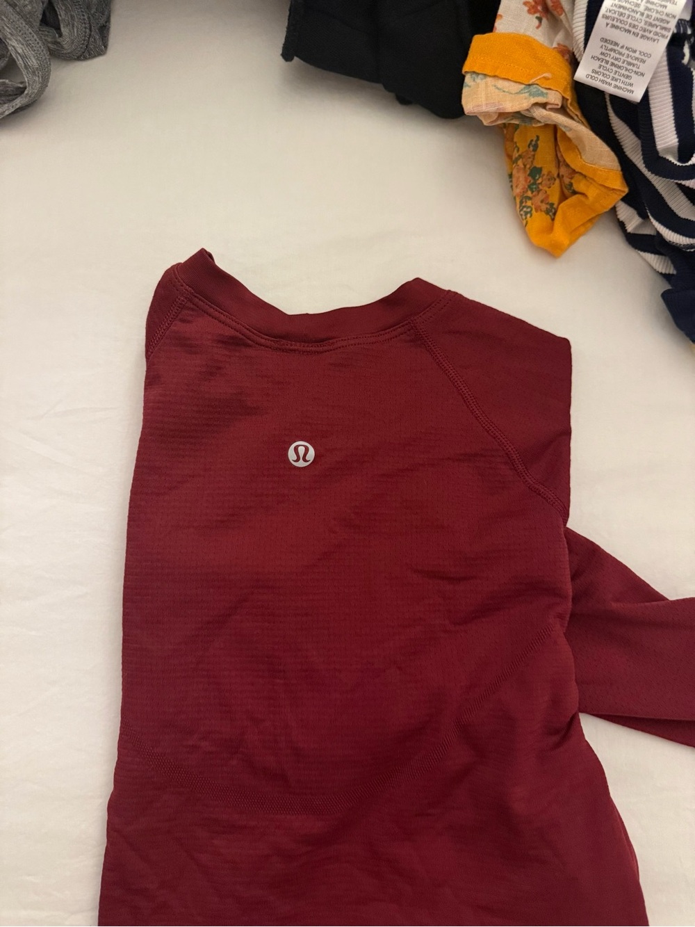 Lululemon Long Sleeve Top - Deep Burgundy